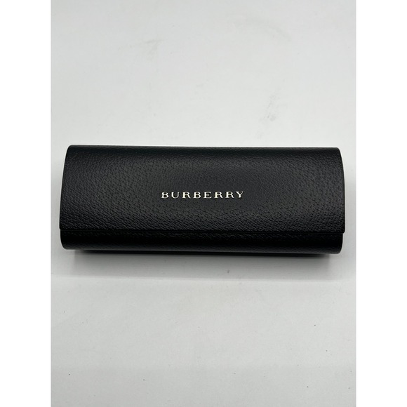 Authentic Burberry Eyeglass Sunglass Optical HARD CASE W/ Cloth Black - Picture 1 of 8